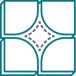 Stone tile cutting icon